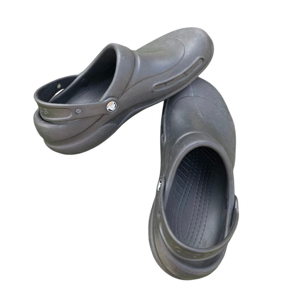 Crocs Bistro Adult Unisex Work Clogs Size M8 W 10 Black Shoes